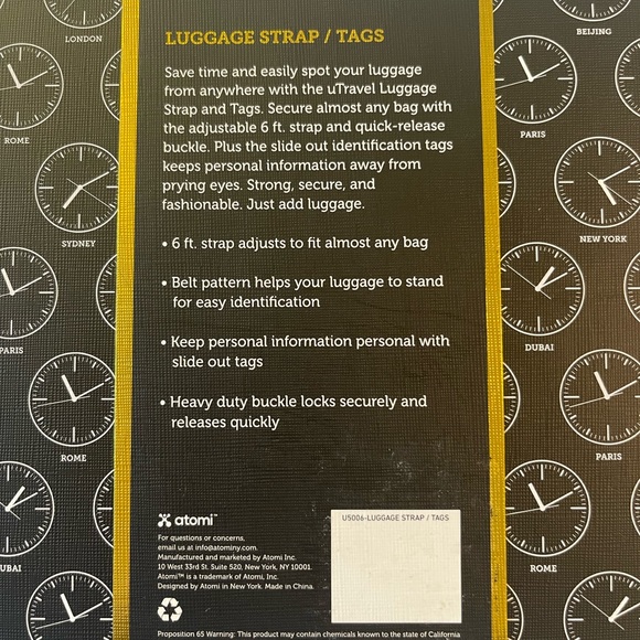 Luggage Strap & Tags Set - Picture 5 of 5